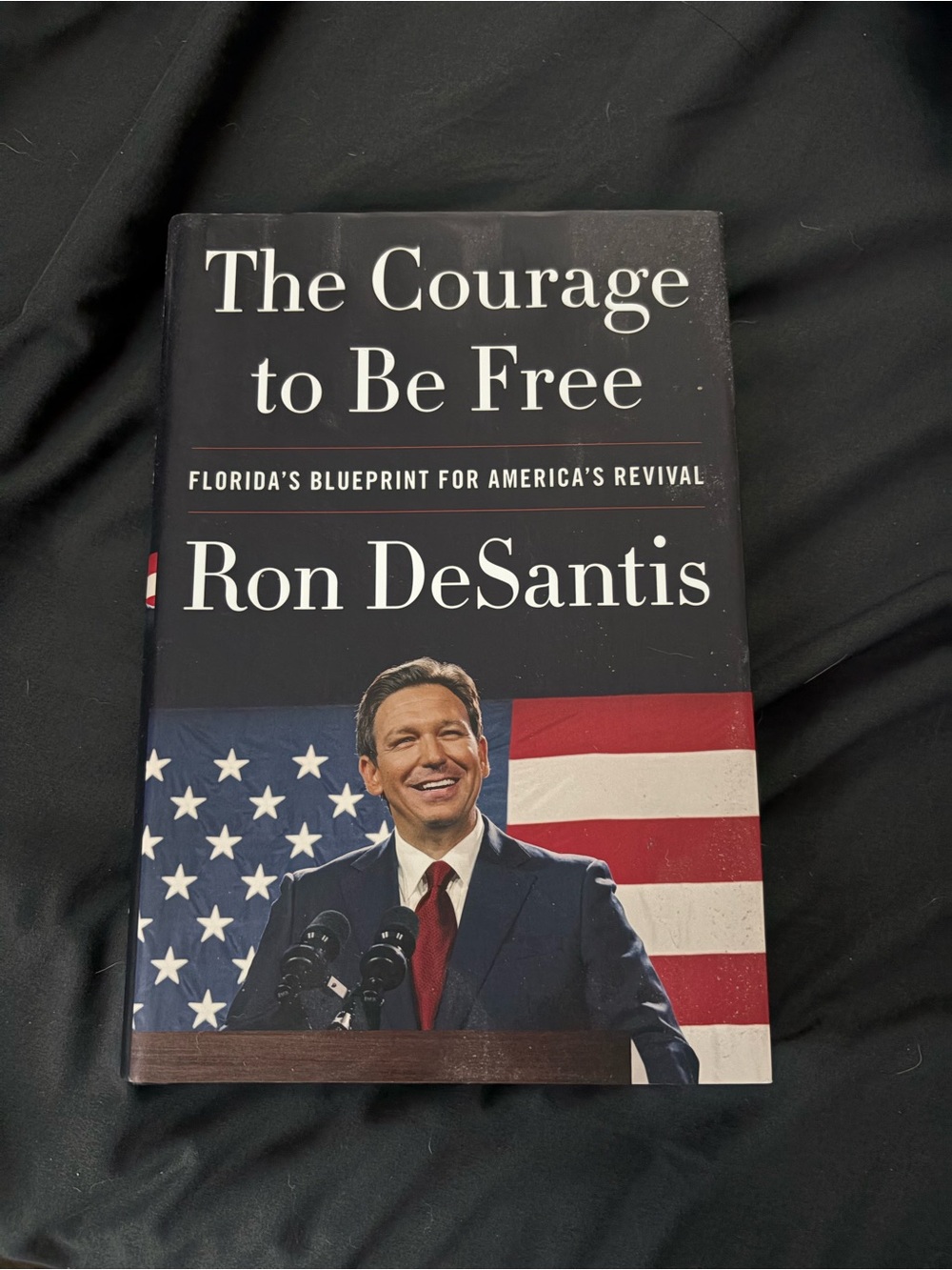 The Courage to Be Free Hardcover Book - Navy, Red, White